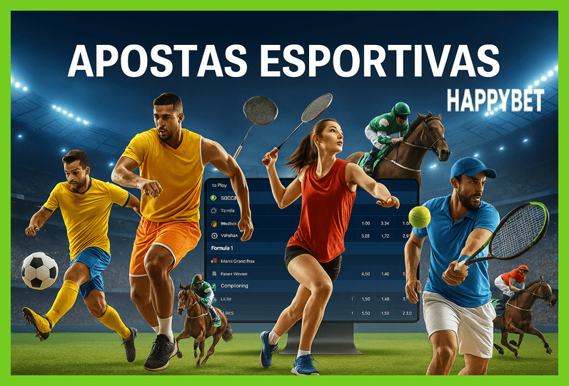 Aposte em apostas esportivas no cassino online HAPPYBET